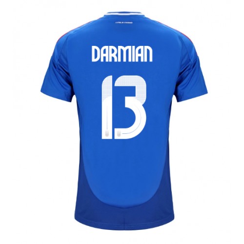 Italija Matteo Darmian #13 Domaci Dres EP 2024 Kratak Rukav